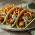 Dill Pickle Ranch Smash Chicken Tacos