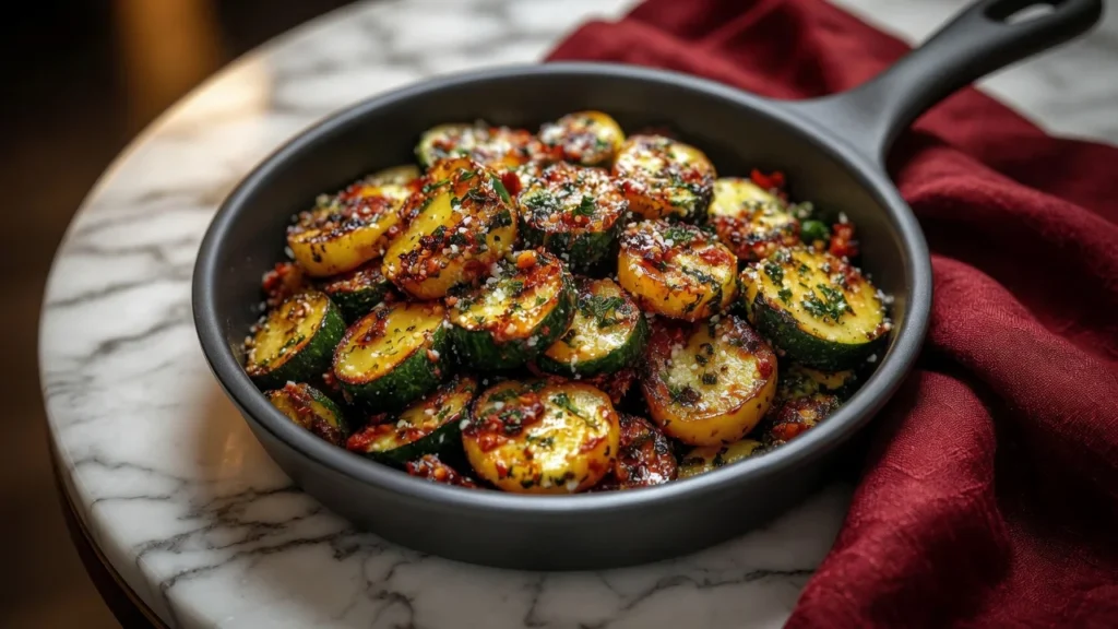Garlic Parmesan Zucchini and Squash