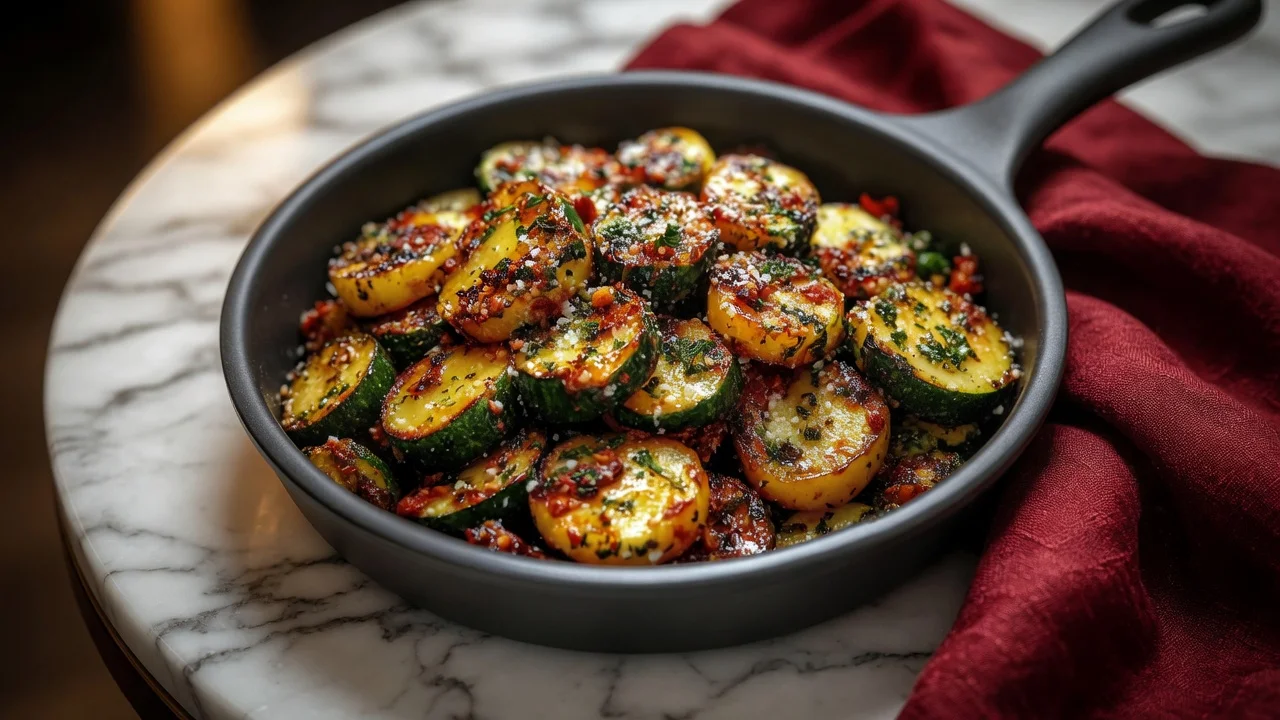 Garlic Parmesan Zucchini and Squash