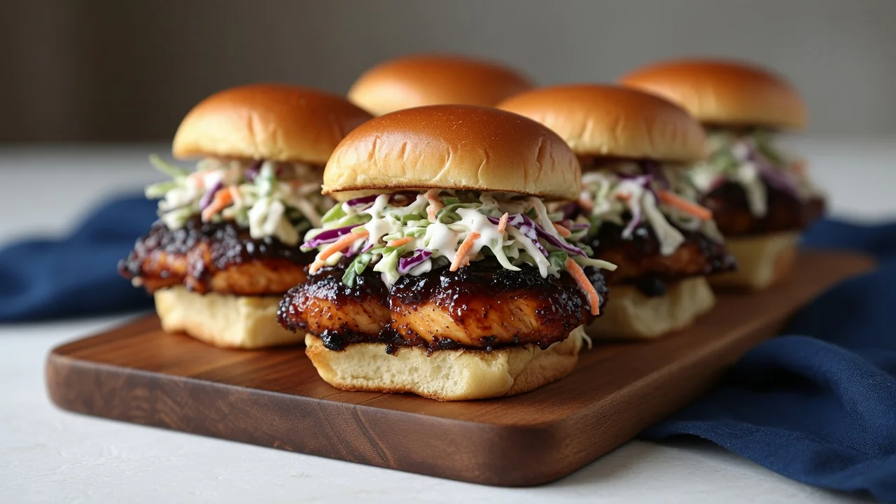 Honey Chipotle Chicken Sliders