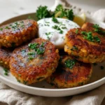 Mediterranean Lemon Chickpea Patties