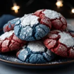 Patriotic Crinkle Cookies