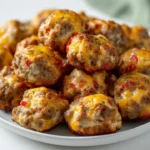 Rotel Cream Cheese Sausage Balls