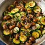 Skillet Zucchini and Mushrooms