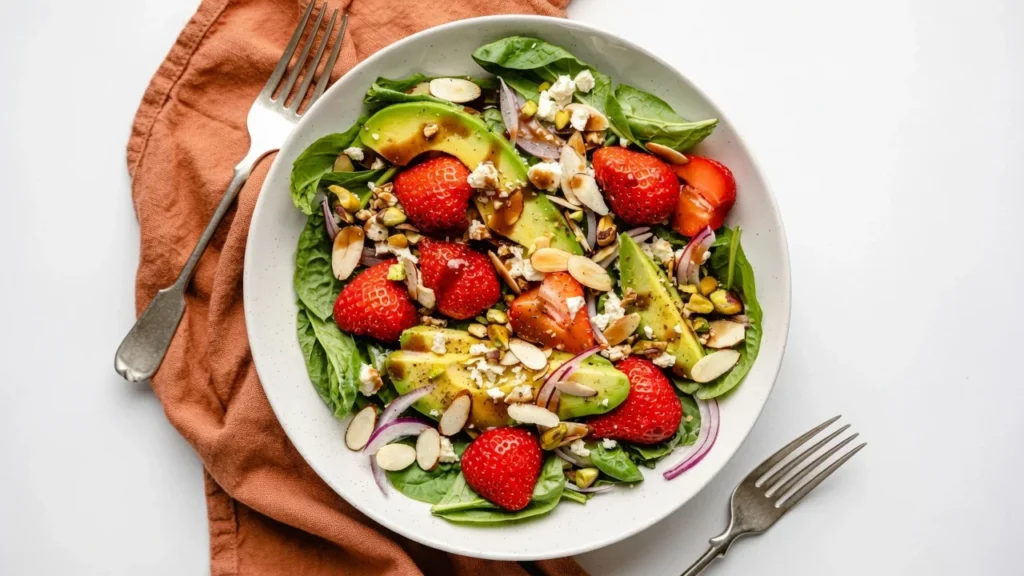 Strawberry Spinach Salad