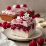 White Chocolate Raspberry Cake