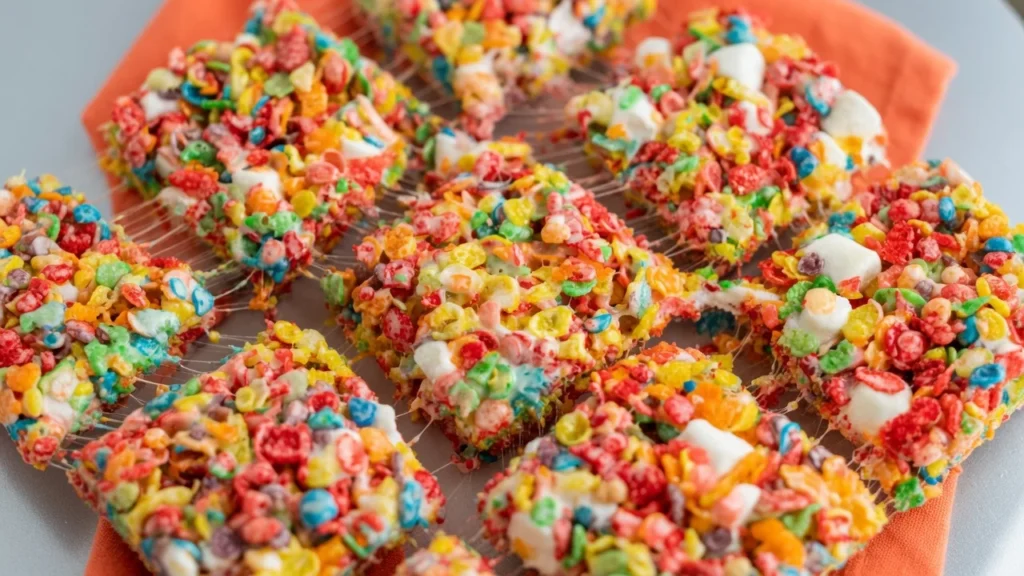 Fruity Pebbles Rice Krispie Treats